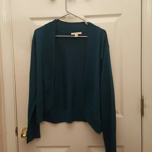Blue cardigan